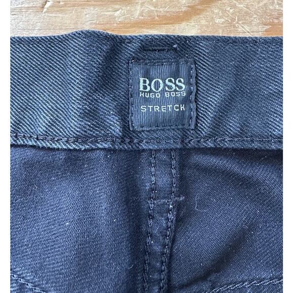 Hugo Boss Straight Leg Jeans Size 40x32 Men’s Black - Picture 3 of 9